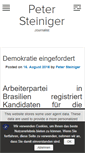 Mobile Screenshot of petersteiniger.de
